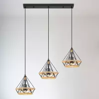 Luster 2200134-3 BLACK PAINTED LW3