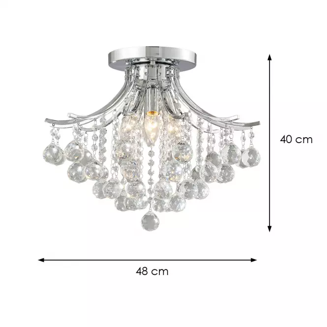 Luster 2200135-CH CHROME LW4