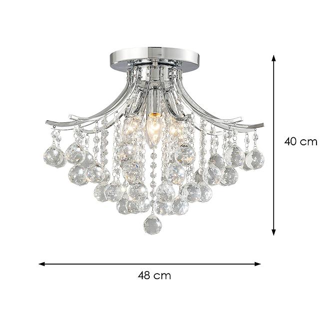 Luster 2200135-CH CHROME LW4,3