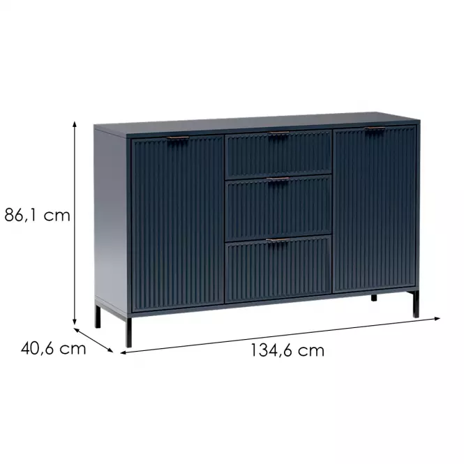 Komoda LinkaStyles LS2 Indigo,2