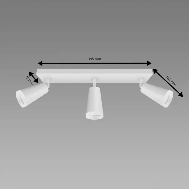 Luster SANA GU10 3L WHITE 04145 LS3