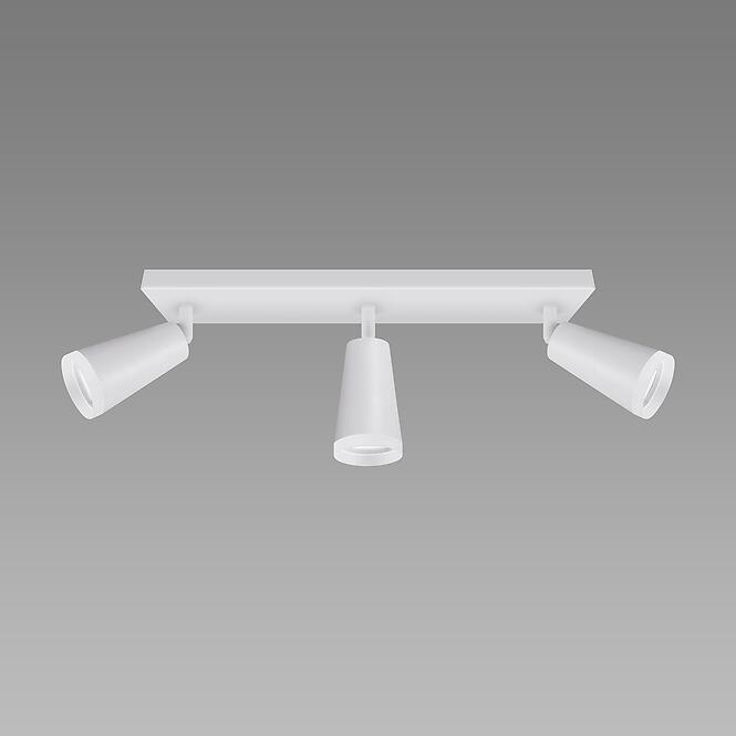 Stropné bodové svietidlo SANA GU10 3L WHITE 04145 LS3