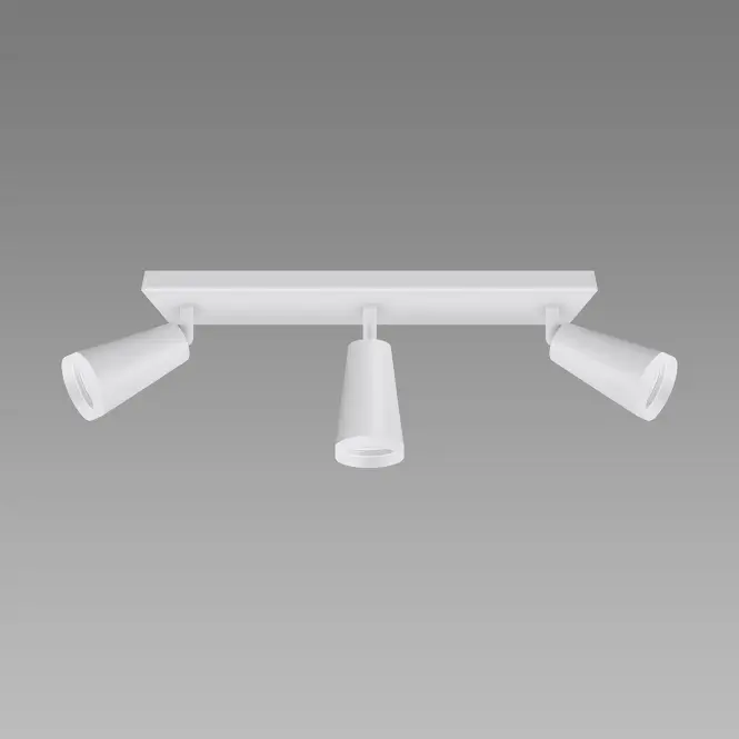 Stropné bodové svietidlo SANA GU10 3L WHITE 04145 LS3,2