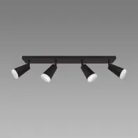 Stropné bodové svietidlo SANA GU10 4L BLACK 04148 LS4