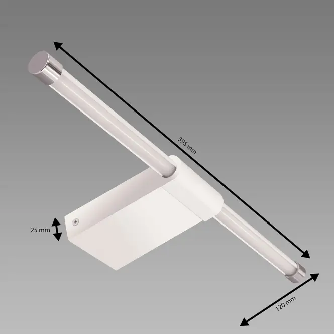 Nástenné svietidlo PASO LED 9W biele NW 04112 K1,3