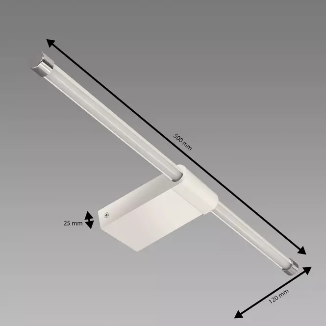 Nástenné svietidlo PASO LED 12W biele NW 04114 K1