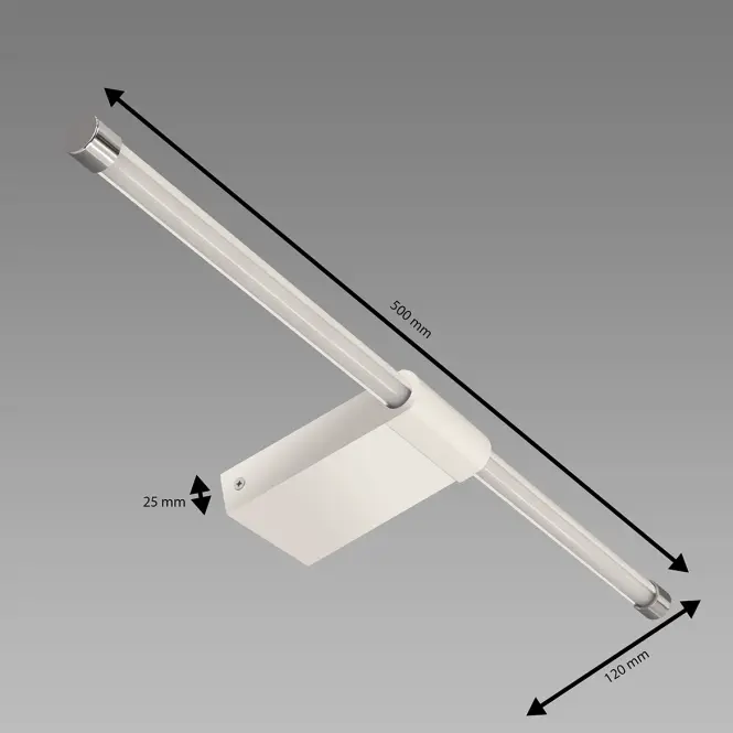 Nástenné svietidlo PASO LED 12W biele NW 04114 K1,3