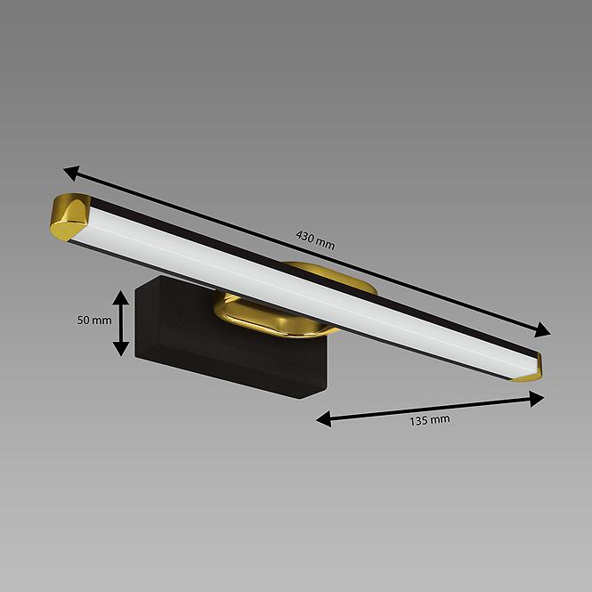 Nástenné svietidlo  PRYMUS LED 7W čierne NW 03847 K1,3