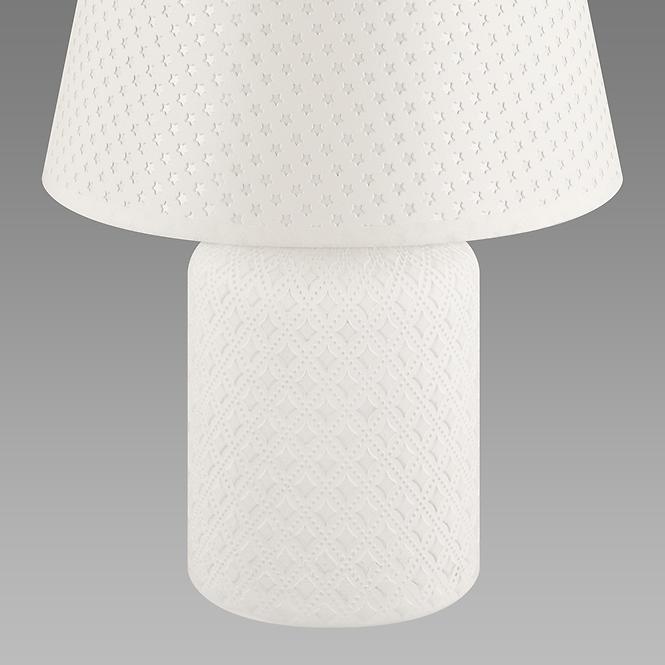 Stolná lampa AMOR E14 biela 04101 LB1