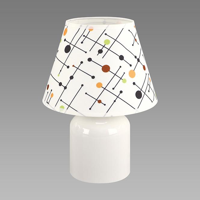 Stolná lampa IMBIR E14 biela 04102 LB1