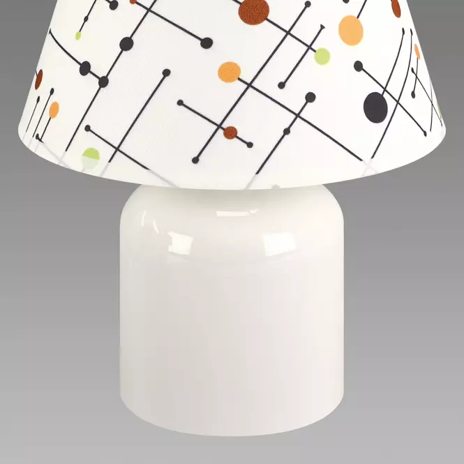 Stolná lampa IMBIR E14 biela 04102 LB1