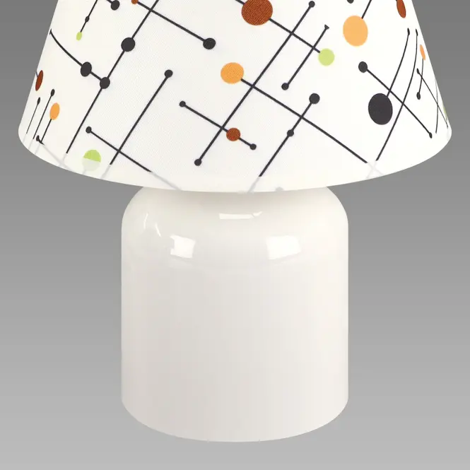 Stolná lampa IMBIR E14 biela 04102 LB1,4
