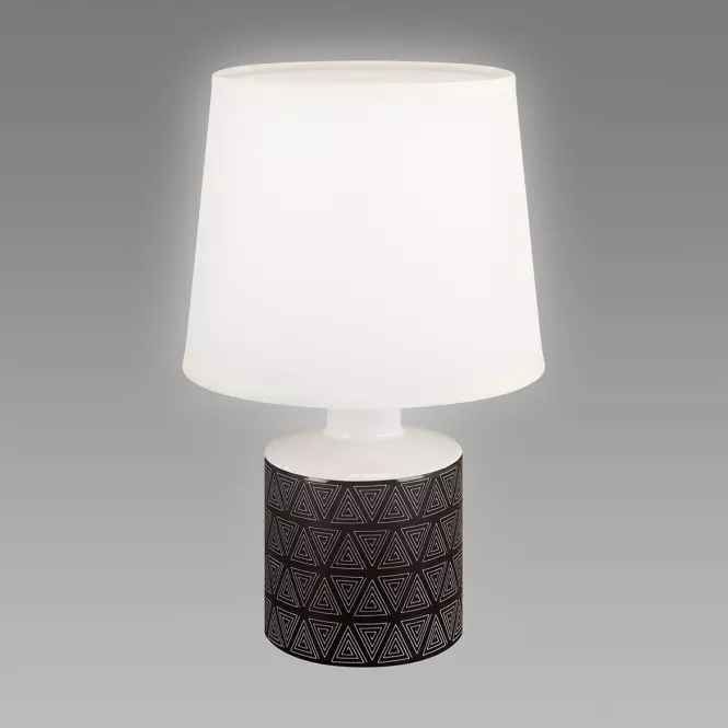 Stolná lampa TOPIK E14 biela/čierna 04103 LB1