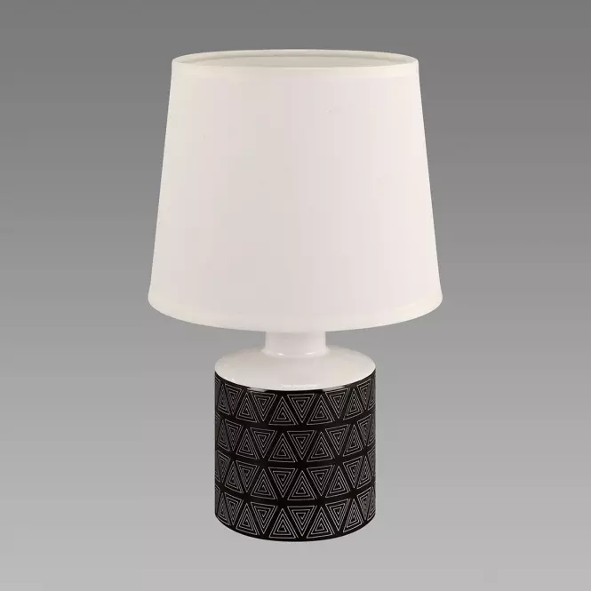 Stolná lampa TOPIK E14 biela/čierna 04103 LB1