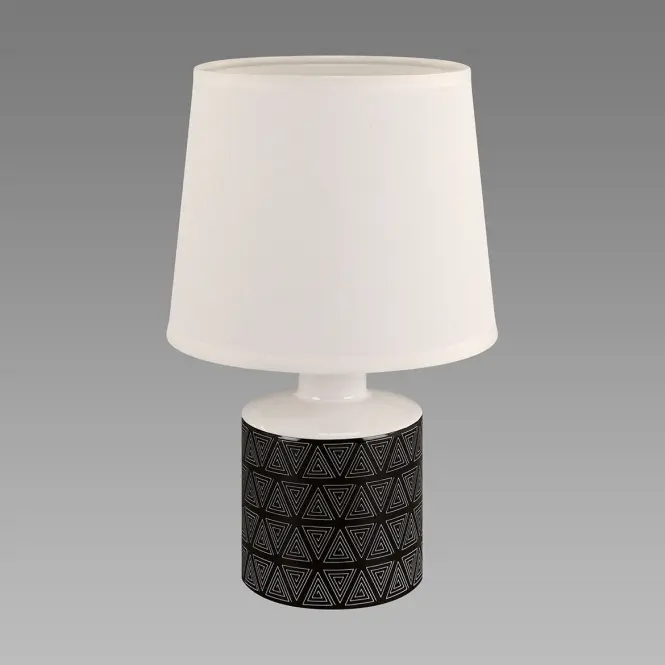 Stolná lampa TOPIK E14 biela/čierna 04103 LB1,2