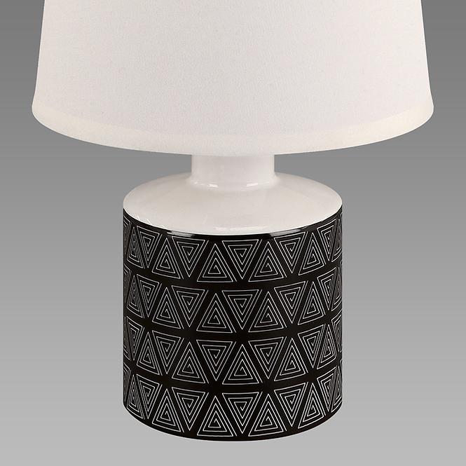 Stolná lampa TOPIK E14 biela/čierna 04103 LB1