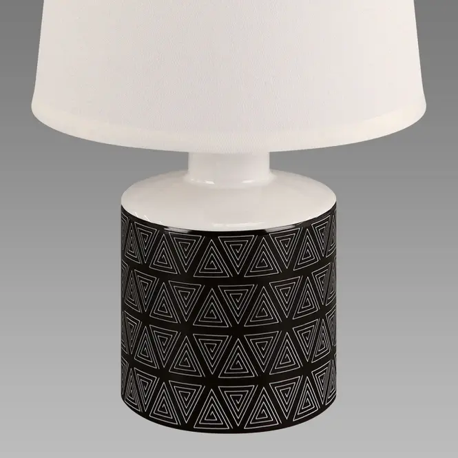 Stolná lampa TOPIK E14 biela/čierna 04103 LB1,4