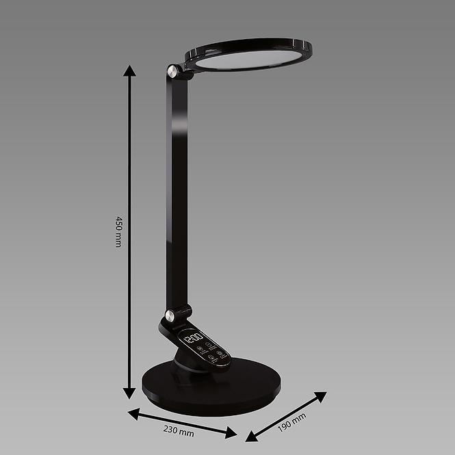 Stolná lampa RAGAS LED čierna CCT 04172 LB1