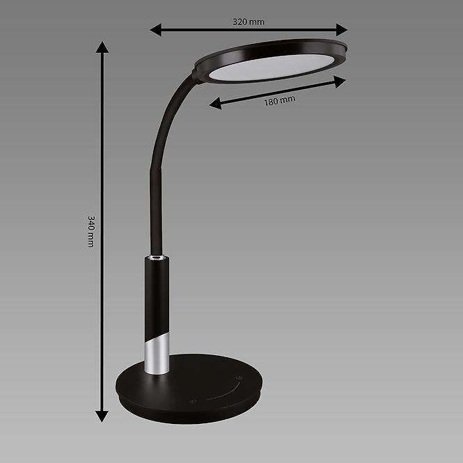 Stolná lampa SAMUEL LED čierna 04174 LB1