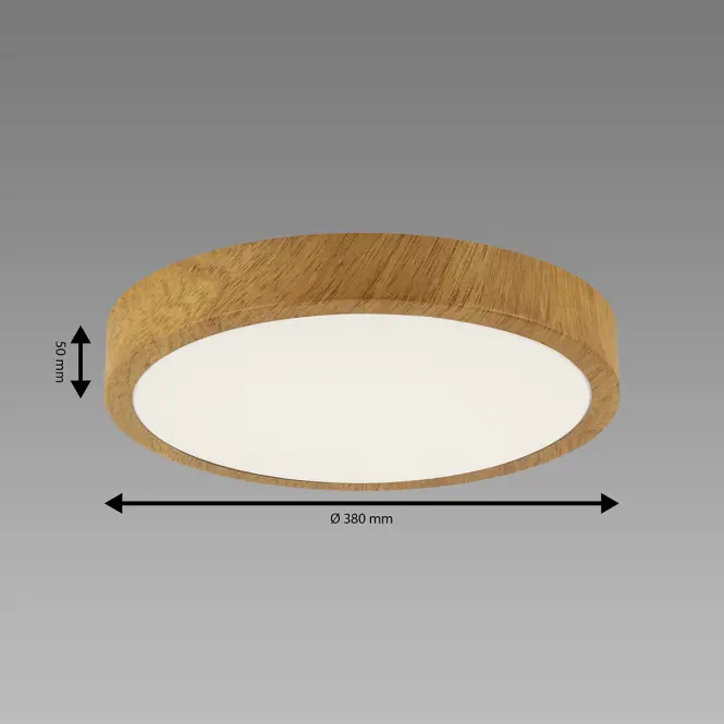 Stropné svietidlo ATUT LED C dub 24W NW 04151 PL1,3