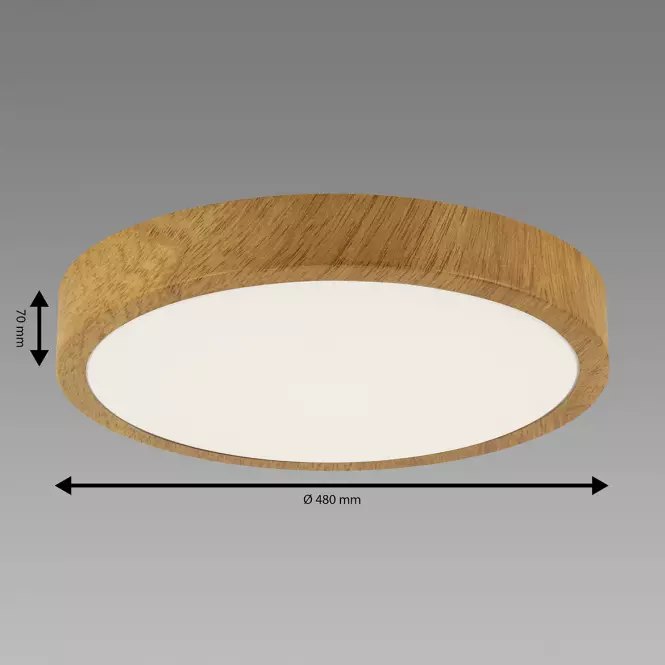 Luster ATUT LED C OAK 36W NW 04153 PL1