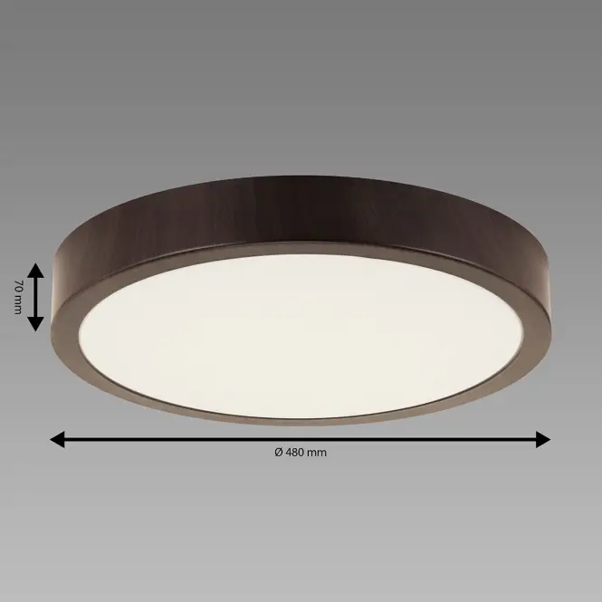 Luster ATUT LED C WENGE 36W NW 04154 PL1,3