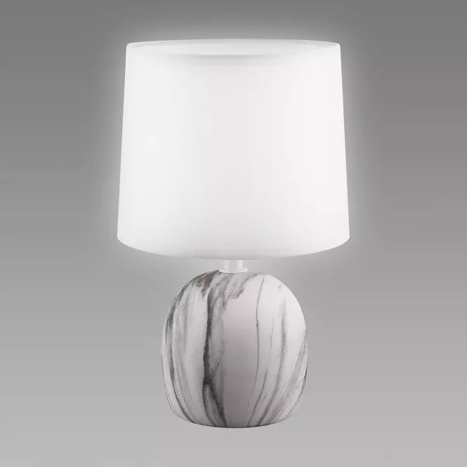 Stolná lampa ATENA E14 C biela 04055 LB1