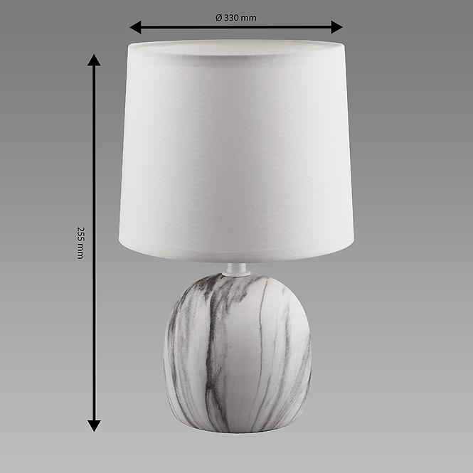 Stolná lampa ATENA E14 C biela 04055 LB1