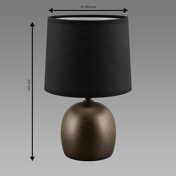 Stolná lampa ATENA E14 C čierna 04056 LB1