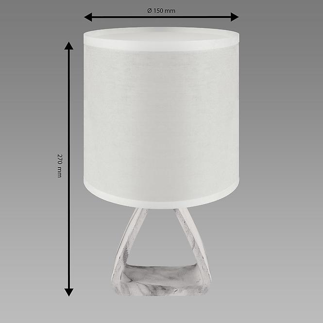 Stolná lampa ATENA E14 A biela 04057 LB1
