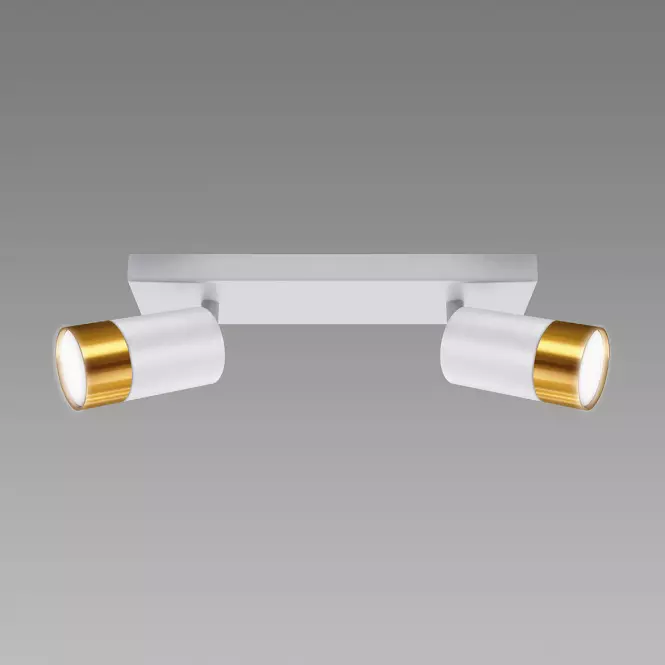 Luster PUZON SPT GU10 2L WHITE/GOLD 04124 LS2