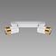 Luster PUZON SPT GU10 2L WHITE/GOLD 04124 LS2,2
