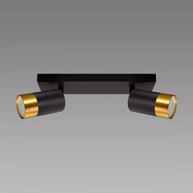 Luster PUZON SPT GU10 2L BLACK/GOLD 04125 LS2