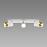 Stropné bodové svietidlo PUZON SPT GU10 3L WHITE/GOLD 04126 LS3