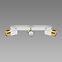 Stropné bodové svietidlo PUZON SPT GU10 3L WHITE/GOLD 04126 LS3,2