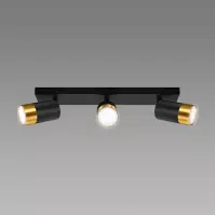 Luster PUZON SPT GU10 3L BLACK/GOLD 04127 LS3