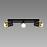 Luster PUZON SPT GU10 3L BLACK/GOLD 04127 LS3