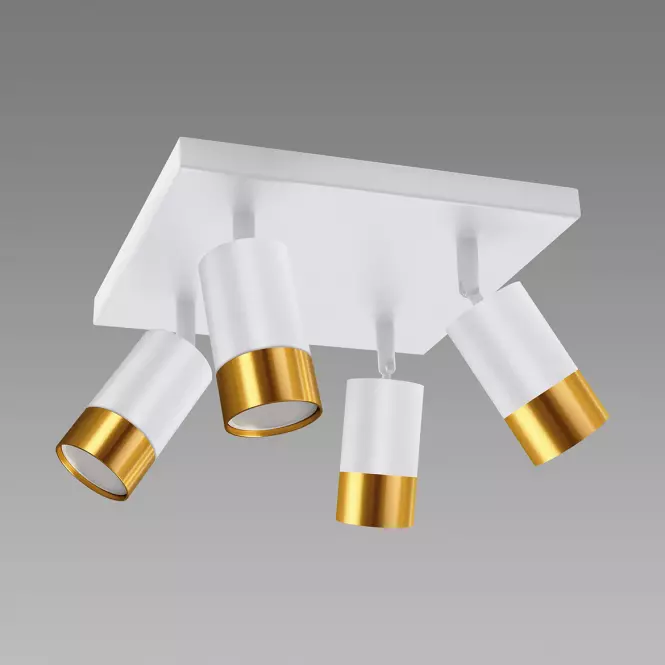 Luster PUZON SPT GU10 4D WHITE/GOLD 04128 LS4