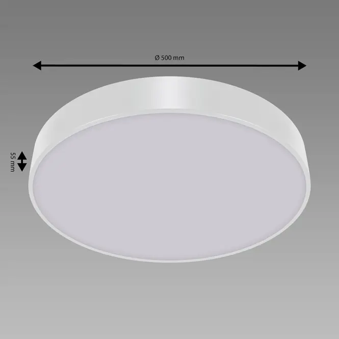 Stropné svietidlo prisadené TOTEM LED C 48W NW WHITE 04095 PL1