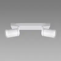 Stropné bodové svietidlo TENOR GU10 2L WHITE 04070 IP44 LS2