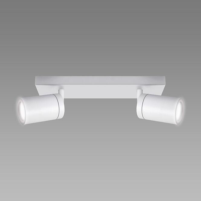 Stropné bodové svietidlo TENOR GU10 2L WHITE 04070 IP44 LS2
