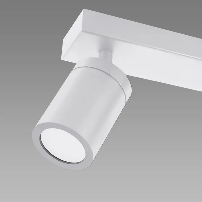 Stropné bodové svietidlo TENOR GU10 2L WHITE 04070 IP44 LS2