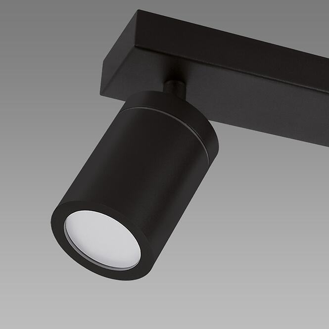 Stropné bodové svietidlo TENOR GU10 2L BLACK 04071 IP44 LS2,4