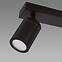 Stropné bodové svietidlo TENOR GU10 2L BLACK 04071 IP44 LS2,4