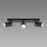 Luster TENOR GU10 3L BLACK 04073 IP44 LS3