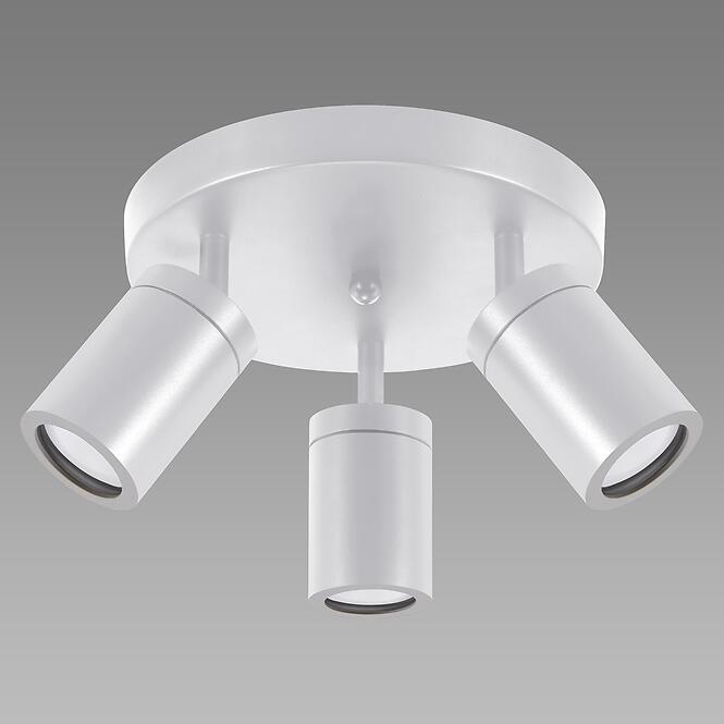 Stropné bodové svietidlo TENOR GU10 3C WHITE 04074 O IP44 LS3,2