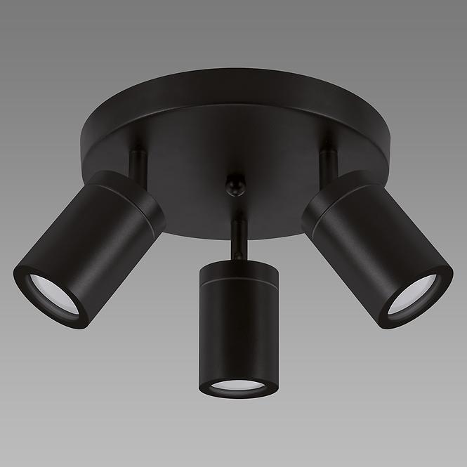 Luster TENOR GU10 3C BLACK 04075 O IP44 LS3