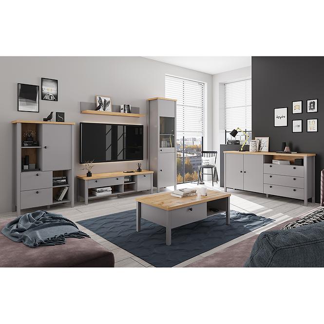 Regál 1D2S Melini Gray C