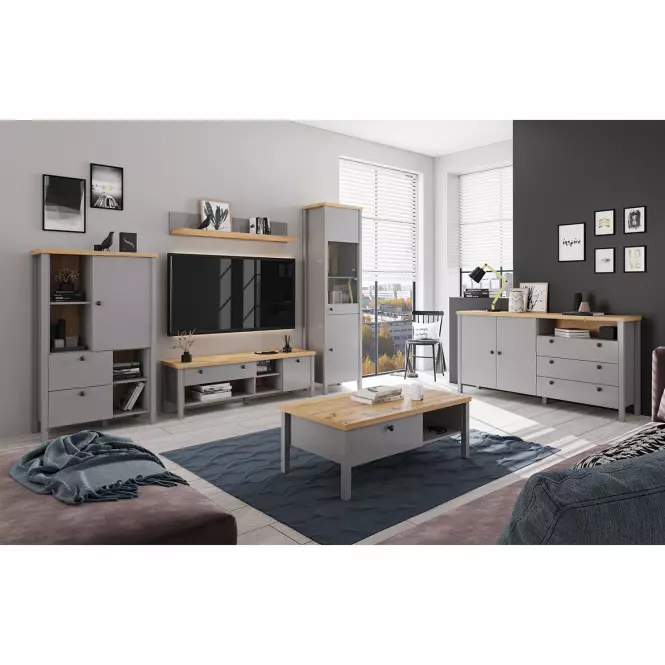 Skriňa 2D Melini Gray F