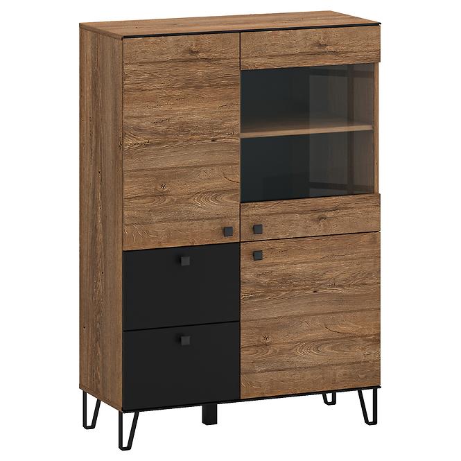 Komoda 3D2S Weil C burgund oak